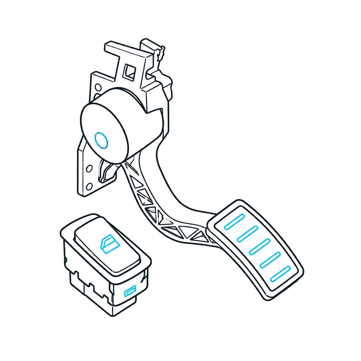 3 chassis cabin body icon