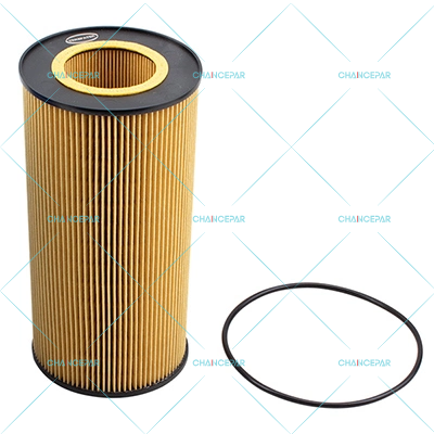 Oil filter, with O-ring, yellow cap