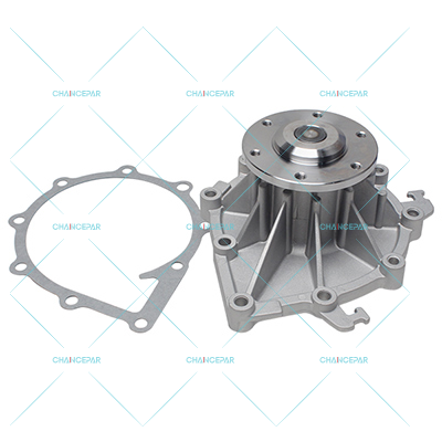 Water pump, with plastic fan