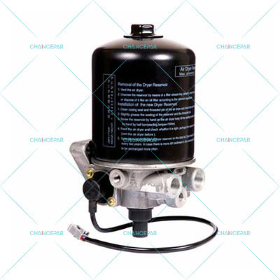 Air dryer, without silencer