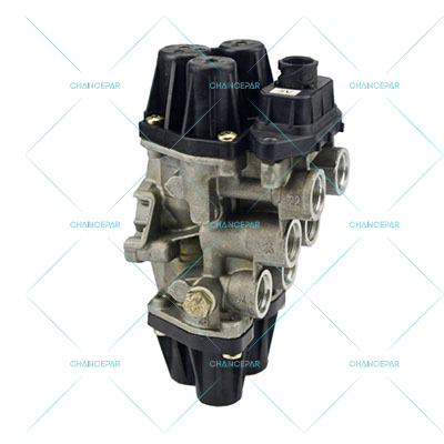 Multiple circuit protection valve, with sensor