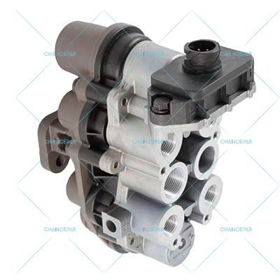 Multiple circuit protection valve, with sensor
